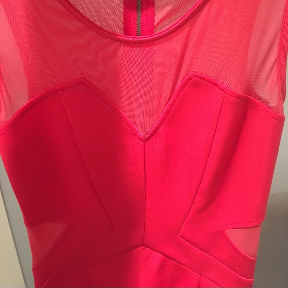 Xs hot pink dress